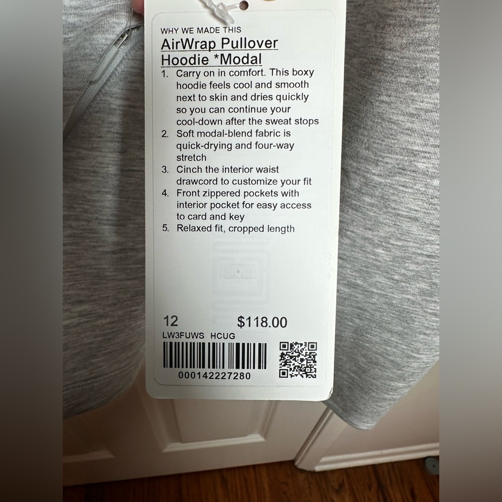 lululemon athletica Light Gray Cowl Neck Sweater - Picture 3 of 5